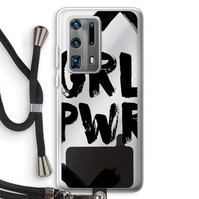 Girl Power #2: Huawei P40 Pro Plus Transparant Hoesje met koord