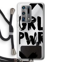 Girl Power #2: Huawei P40 Pro Plus Transparant Hoesje met koord