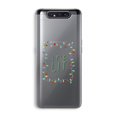 It's Lit: Samsung Galaxy A80 Transparant Hoesje