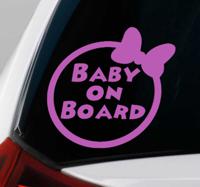 Baby aan boord zelfklevende autosticker - thumbnail