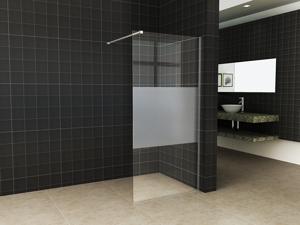 Slim glasplaat nano helder glas met melkglas middenband