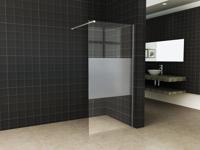 Slim glasplaat nano helder glas met melkglas middenband