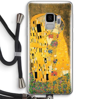 Der Kuss: Samsung Galaxy S9 Transparant Hoesje met koord