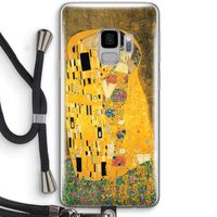 Der Kuss: Samsung Galaxy S9 Transparant Hoesje met koord