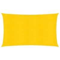 Zonnezeil 160 g/m 2,5x5 m HDPE geel