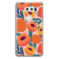 Perzik: LG V30 Transparant Hoesje
