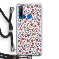 Planets Space: Huawei P20 Lite (2019) Transparant Hoesje met koord