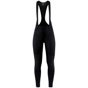 Fietsbroek - Craft Core SubZ Wind Bib Tights - XL - Dames - Zwart