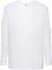 Fruit Of The Loom F240K Kids´ Valueweight Long Sleeve T - White - 116