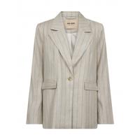 Mos Mosh - Beige | Dames | Blazer | Beige | 40 | regular | Kamst mode