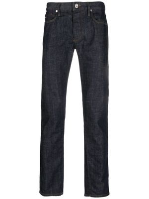 Emporio Armani jean à coupe droite - Bleu