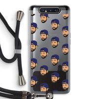 Drake Away: Samsung Galaxy A80 Transparant Hoesje met koord Drake Away: Samsung Galaxy A80 Transparant Hoesje met koord