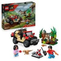 Bouwset - LEGO - 76972 - Jurassic World - Velociraptor - 285 onderdelen - 4x4