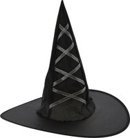 Witch Hat Zwart With Zilver - Nampook - thumbnail