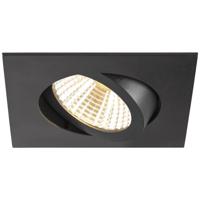 SLV 1007438 NEW TRIA UNIVERSAL 68 LED-inbouwlamp LED 8.6 W Zwart - thumbnail