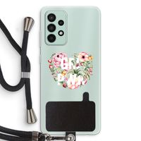 GRL PWR Flower: Samsung Galaxy A52s 5G Transparant Hoesje met koord