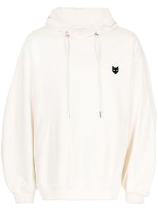 ZZERO BY SONGZIO hoodie à patch panthère - Blanc