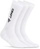 Craft 1913230 Progress Indoor 3-Pack Sock - White - 40/42