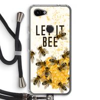 Let it bee: Pixel 3a Transparant Hoesje met koord