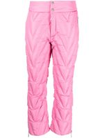 Khrisjoy pantalon de ski à matelassage à chevrons - Rose