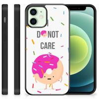 iPhone 12 Mini Silicone Case Donut Roze