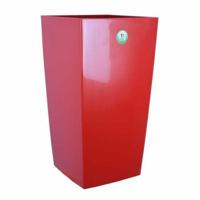 Bloempot Riviera Nuance Rood 38 x 38 x 69 cm 67 L Vierkant