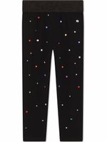 Dolce & Gabbana Kids legging à taille à logo - Noir