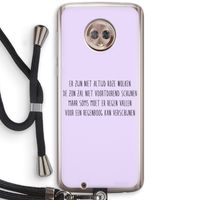Regenboog: Motorola Moto G6 Transparant Hoesje met koord