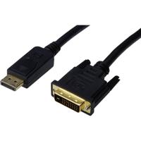 Digitus AK-340306-020-S DisplayPort-kabel DisplayPort / DVI Adapterkabel DisplayPort-stekker, DVI-D 24+1-polige stekker 1.80 m Zwart - thumbnail