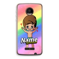 Chibi Maker man: Motorola Moto Z Force Transparant Hoesje