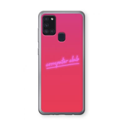 Vice Glow: Samsung Galaxy A21s Transparant Hoesje