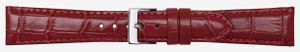 Horlogeband Poletto 454.06.16 Leder Bordeaux 16mm