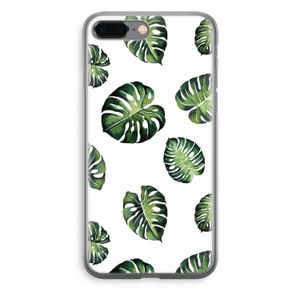 Tropische bladeren: iPhone 8 Plus Transparant Hoesje