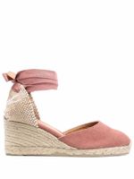 Castañer espadrilles compensées Carina - Rose