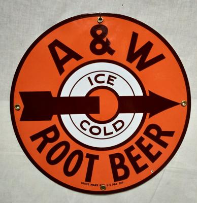 A&W Root Beer Emaille Bord