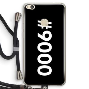 #9000: Huawei Ascend P8 Lite (2017) Transparant Hoesje met koord