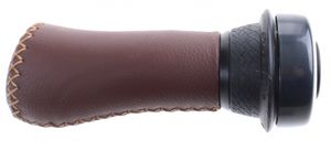 Gazelle aero handvat met draaibel, 145mm, bruin/zwart