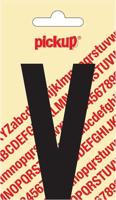 Plakletter Nobel Sticker zwarte letter v Pickup - Pickup