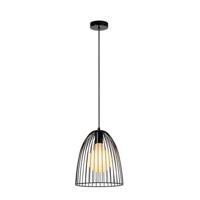 Lucide MACARONS Hanglamp 1xE27 - Zwart - thumbnail