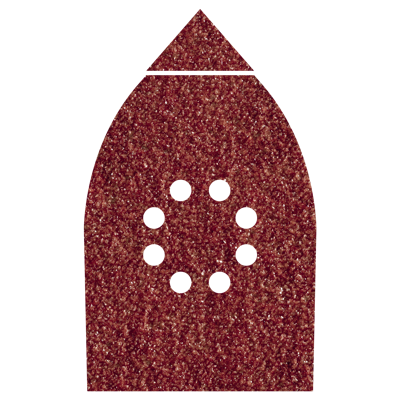 Wolfcraft Hechtschuurstrips | K120 | Geperforeerd | B&D Multi | 6 stuks - 1793000