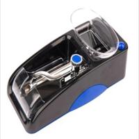 Elektrisch gemakkelijk automatische sigaret rollende machine tabak injector Maker roller U.S. plug (blauw)