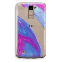 Zweverige regenboog: LG K10 (2016) Transparant Hoesje
