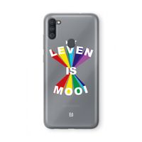 Het Leven Is Mooi: Samsung Galaxy A11 Transparant Hoesje