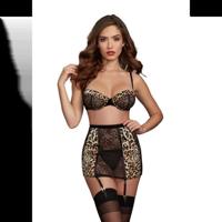 Dreamgirl NH -Bra, Garter Rok en G-String - S - thumbnail