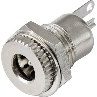 TRU COMPONENTS Laagspannings-connector Bus, inbouw verticaal 5.9 mm 2.1 mm 1 stuk(s)