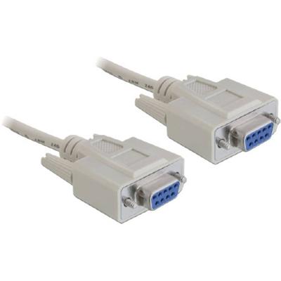 Delock 84077 DVI-kabel Aansluitkabel 1.8 m Beige