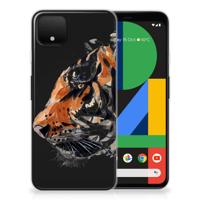 Smartphone hoesje Google Pixel 4 XL Watercolor Tiger