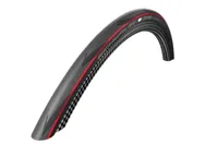 Buitenband Schwalbe One V-Guard 28 x 1.00" / 25-622 vouwbaar - zwart/rode streep