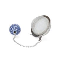Tea Ball Small - Blue diamond