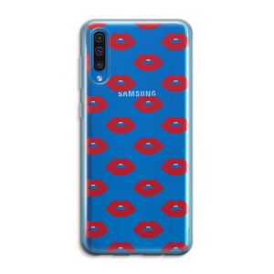 Lips: Samsung Galaxy A50 Transparant Hoesje